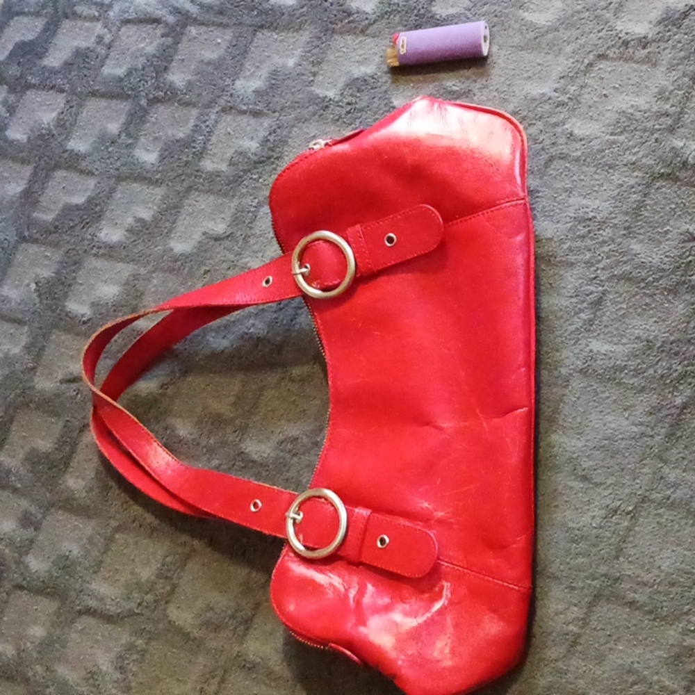 Preston & York Red leather purse
